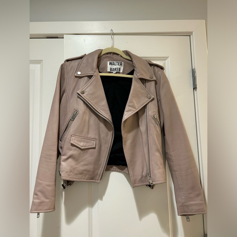 Walter Baker Blush Leather Jacket